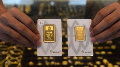 Harga Emas Antam Melonjak Rp20.000 Per Gram