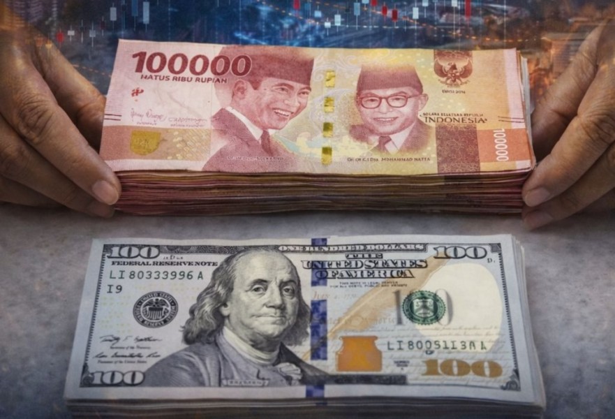 Rupiah Melemah, Tembus Level Rp16.900 per Dollar AS
