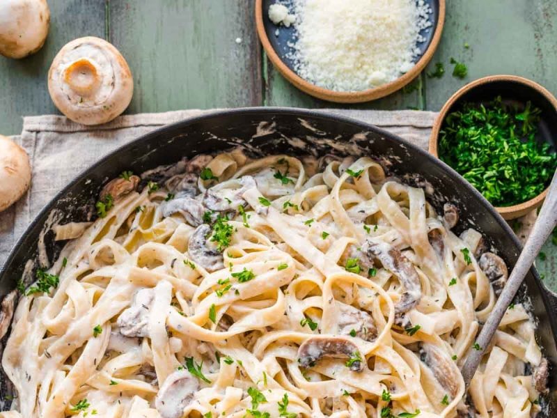 Fettucini Creamy Mushroom