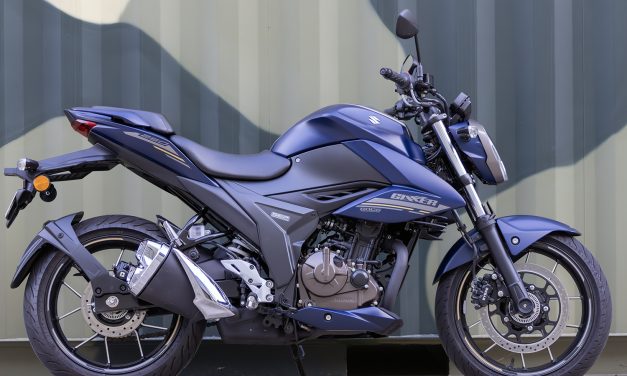 Suzuki Gixxer Desain Sporty Garis Bodi Yang Tajam Dan Agresif