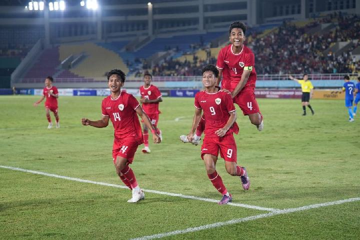 Fabio Azka dan Gholy Bawa Timnas U-20 Indonesia Ungguli Laos